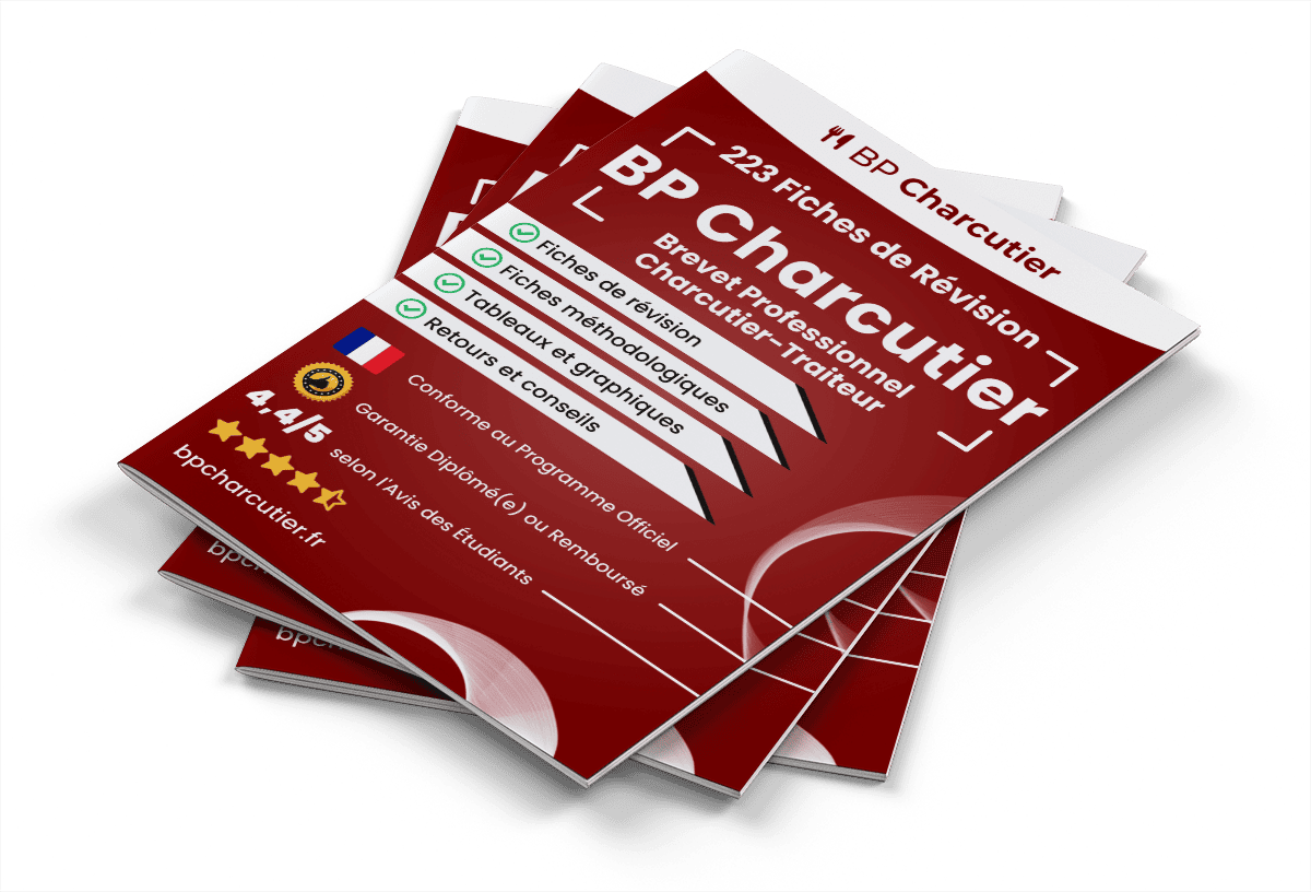 223 Fiches de Révision pour le BP Charcutier
